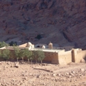 The St. Catherine's Monastery at Egypt's Mount Sinai.