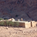 The St. Catherine's Monastery on Mout Sinai, Egypt.