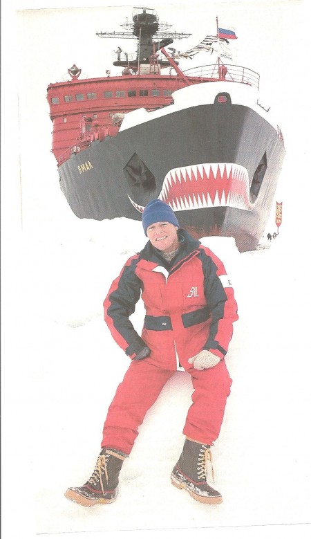 Bob Payne North Pole Russian icebreaker Yamal