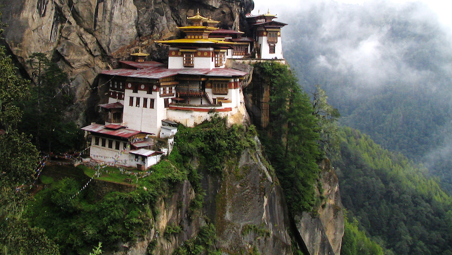 Taktshang Bhutan monastery ideal hideaway for travelers avoiding extradition.