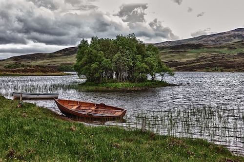 river rowing boat