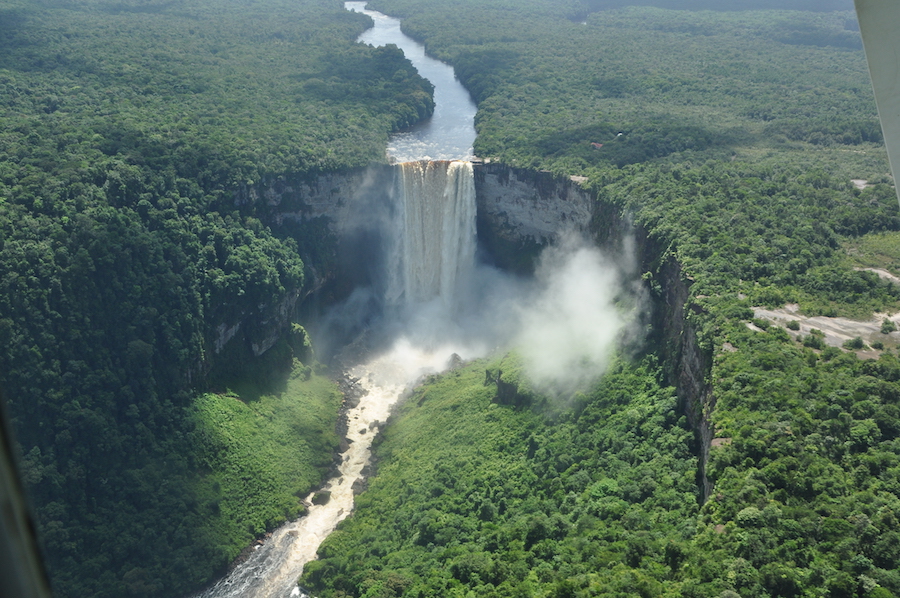 The travel bug will take you to Kaieteur Falls in Guyana.