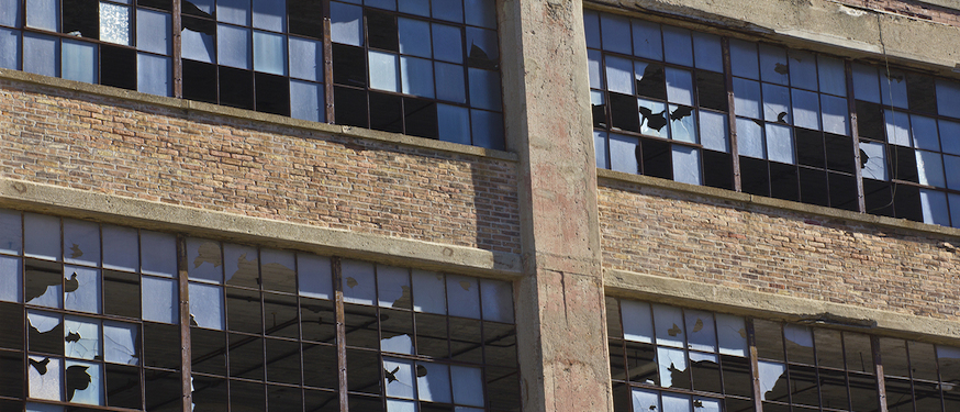 abandoned Detroit automotive factory