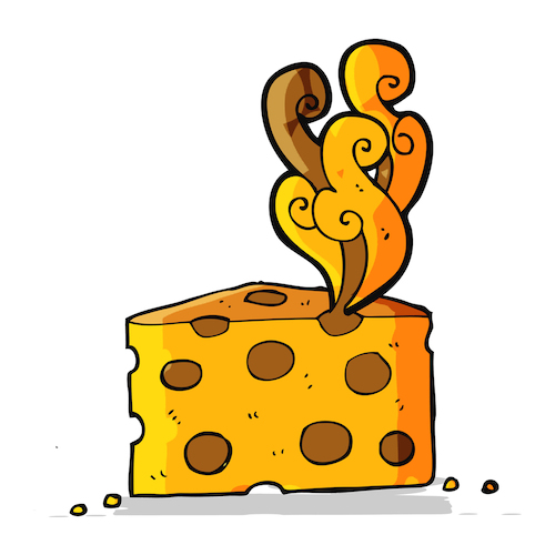 cartoon smelly cheese